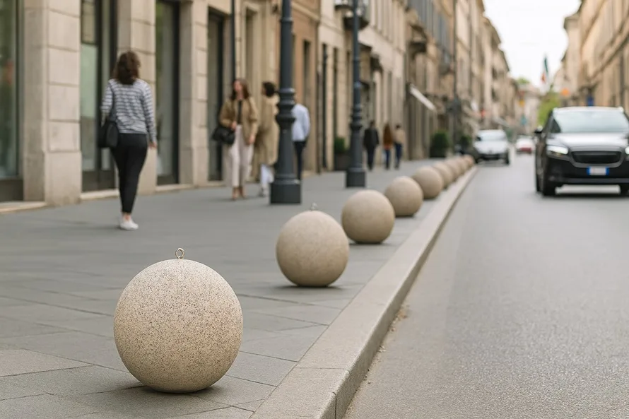 Borne-anti-stationnement-béton-sphérique-587-890